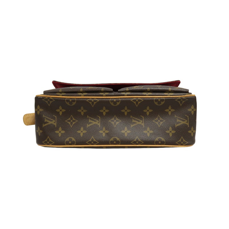 LOUIS VUITTON Monogram Viva Cite MM Handbag PVC Brown