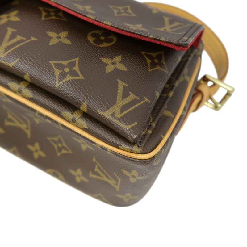 LOUIS VUITTON Monogram Viva Cite MM Handbag PVC Brown