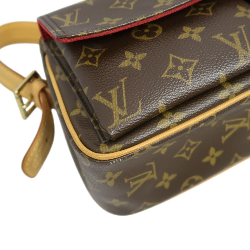 LOUIS VUITTON Monogram Viva Cite MM Handbag PVC Brown