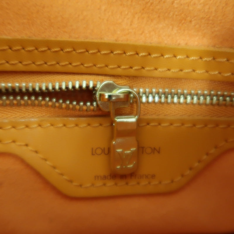 LOUIS VUITTON Bucket PM Epi Leather Handbag Yellow with Pouch