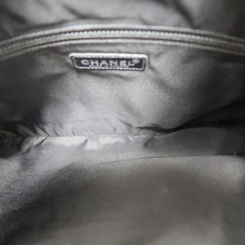 CHANEL New Travel Line Tote Handbag Nylon Black