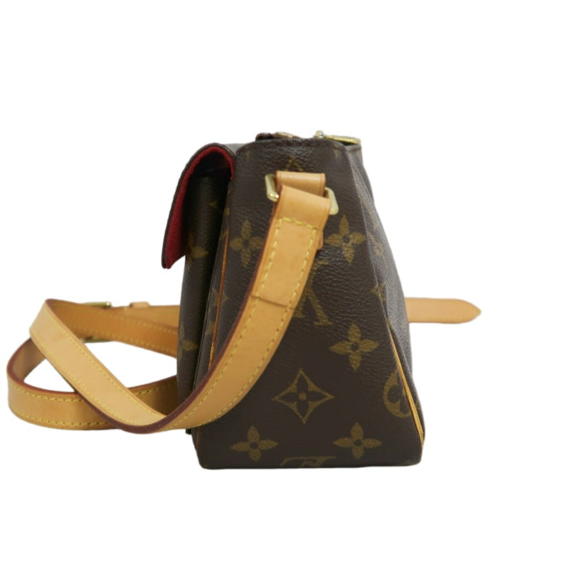 LOUIS VUITTON Monogram Viva Cite PM Shoulder Bag PVC Brown