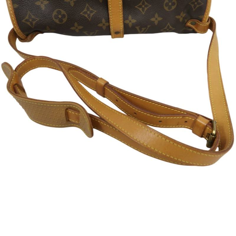 LOUIS VUITTON Monogram Saumur 30 Shoulder Bag Pvc Brown