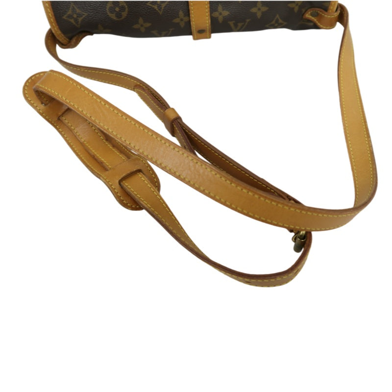 LOUIS VUITTON Monogram Saumur 30 Shoulder Bag Pvc Brown