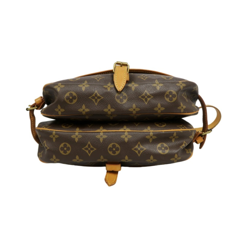 LOUIS VUITTON Monogram Saumur 30 Shoulder Bag Pvc Brown