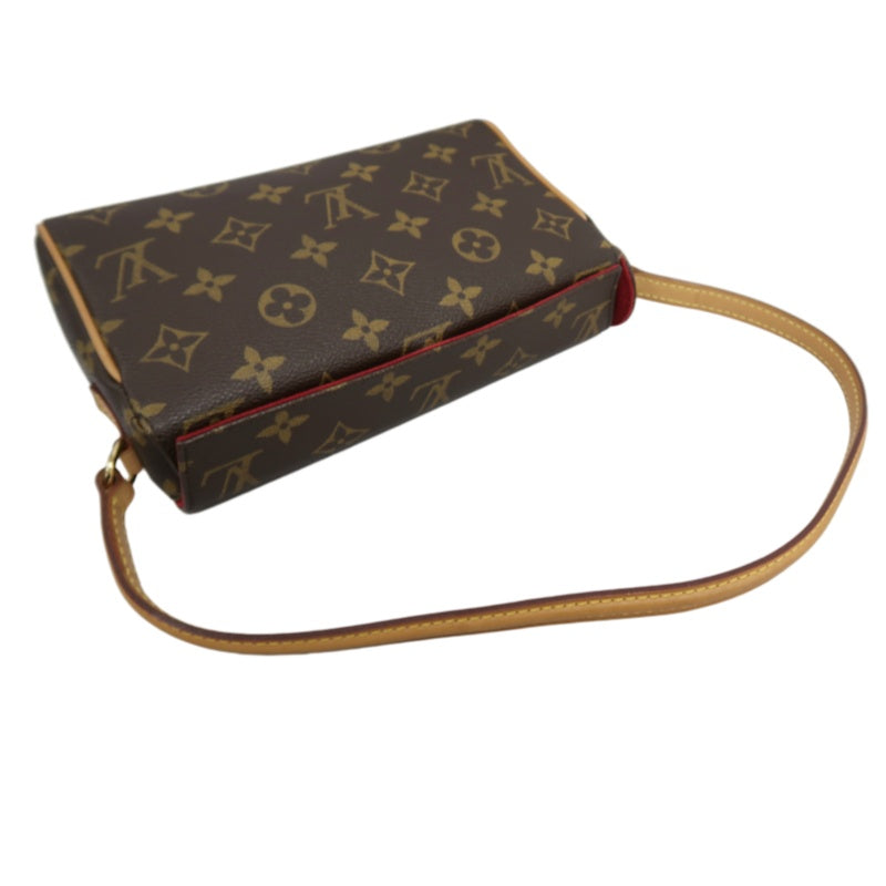 LOUIS VUITTON Recital Monogram Brown Handbag LV Monogram PVC Underarm Bag
