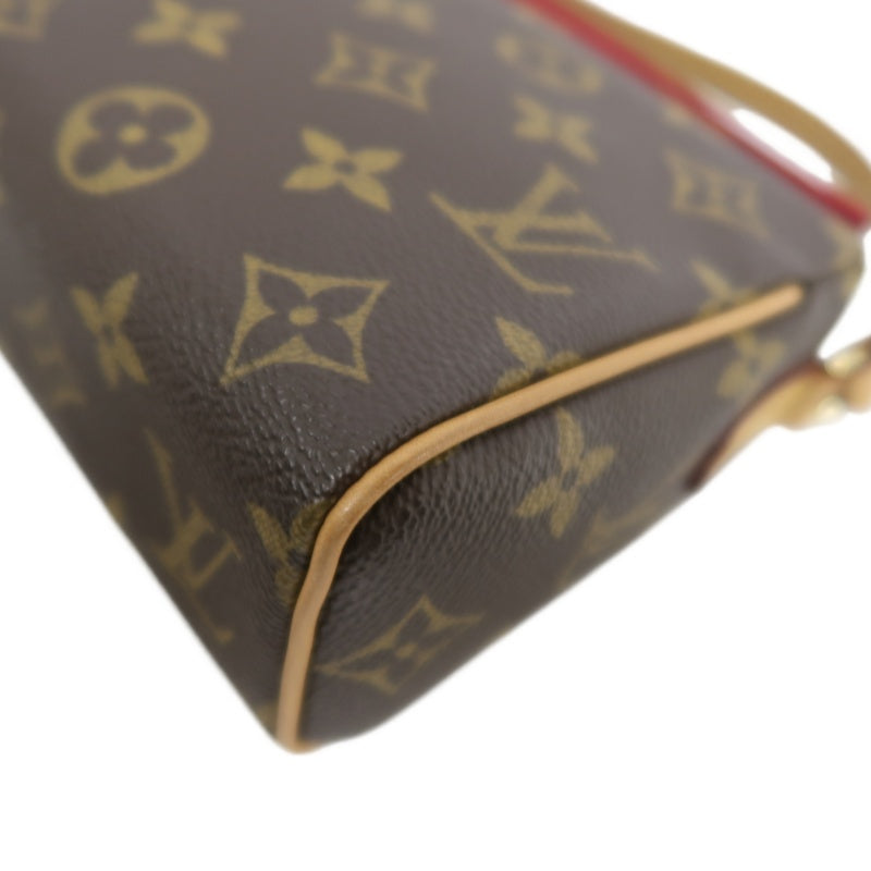 LOUIS VUITTON Recital Monogram Brown Handbag LV Monogram PVC Underarm Bag