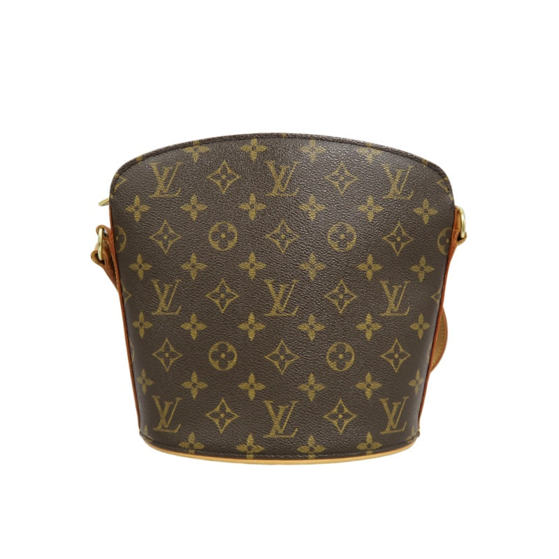 LOUIS VUITTON Monogram Drouot Shoulder Bag Pvc Brown