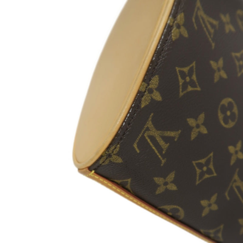 LOUIS VUITTON Monogram Drouot Shoulder Bag Pvc Brown