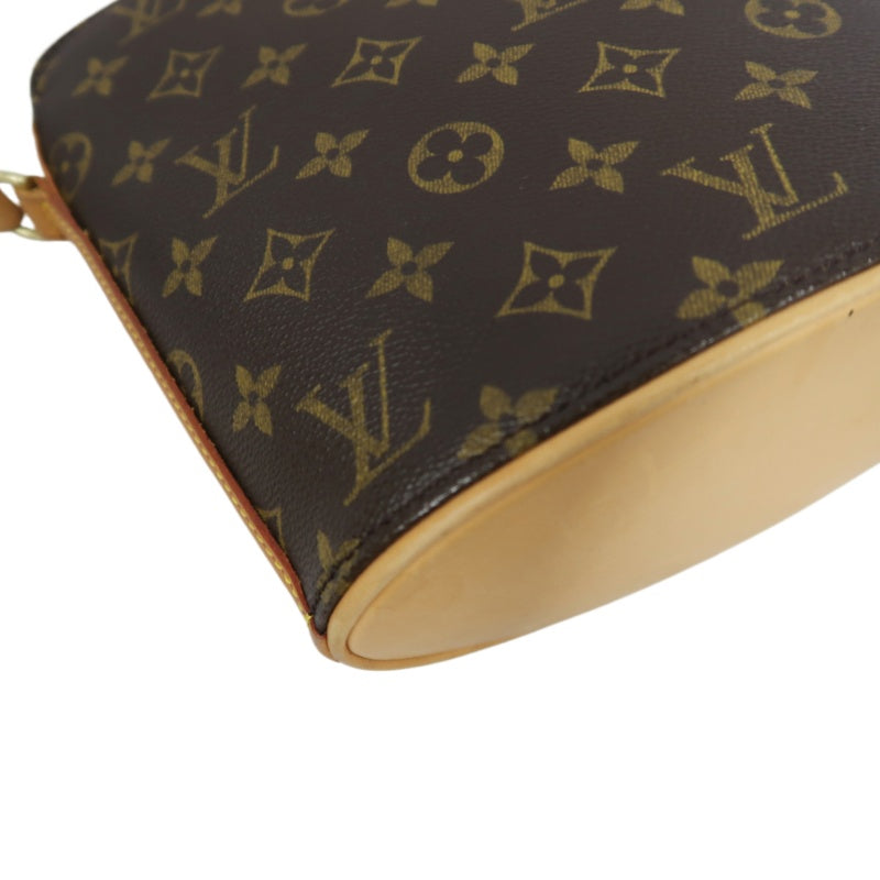LOUIS VUITTON Monogram Drouot Shoulder Bag Pvc Brown