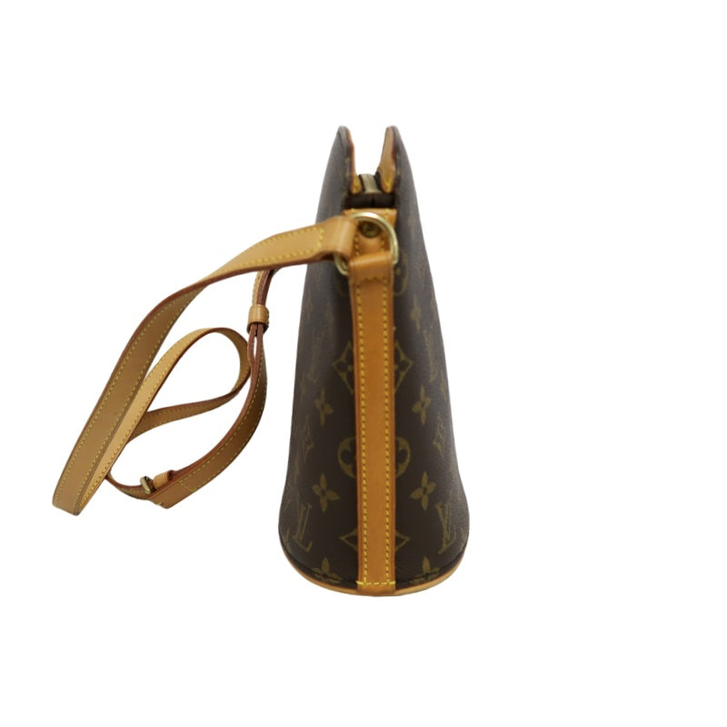 LOUIS VUITTON Monogram Drouot Shoulder Bag Pvc Brown