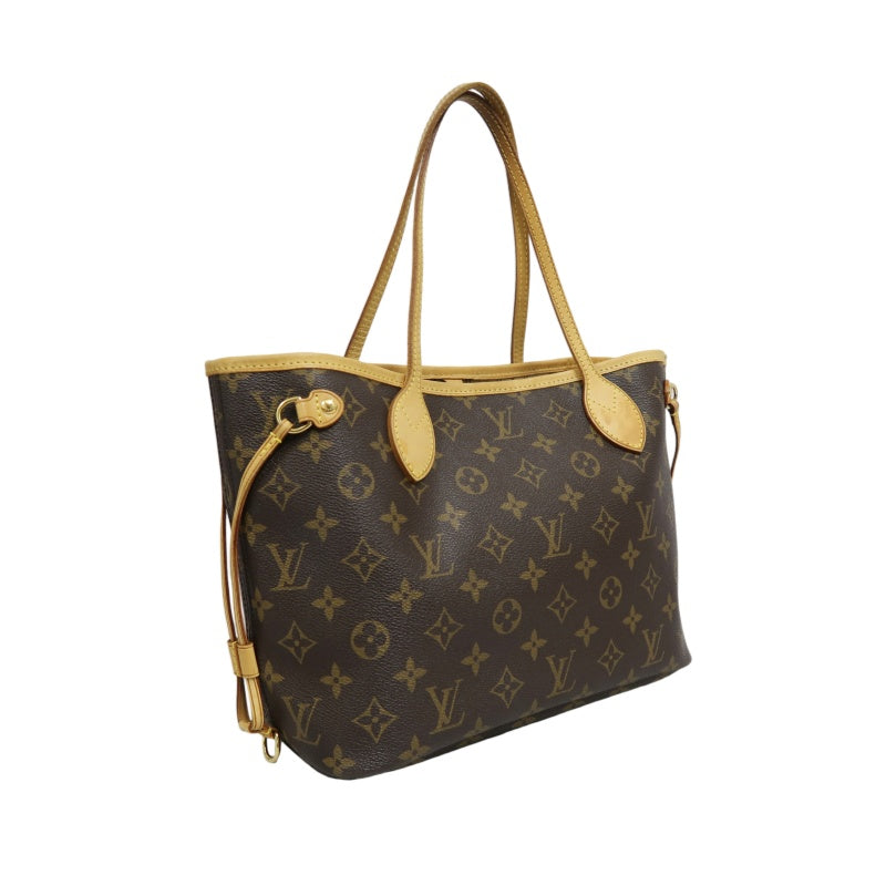 LOUIS VUITTON Neverfull PM Monogram Canvas Tote Bag Brown Shoulder Bag