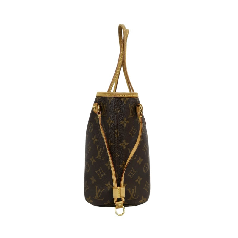 LOUIS VUITTON Neverfull PM Monogram Canvas Tote Bag Brown Shoulder Bag