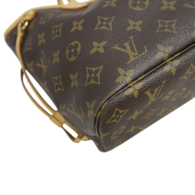 LOUIS VUITTON Neverfull PM Monogram Canvas Tote Bag Brown Shoulder Bag