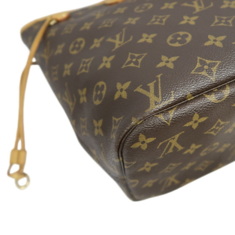 LOUIS VUITTON Neverfull MM Monogram Canvas Tote Bag Brown Shoulder Bag