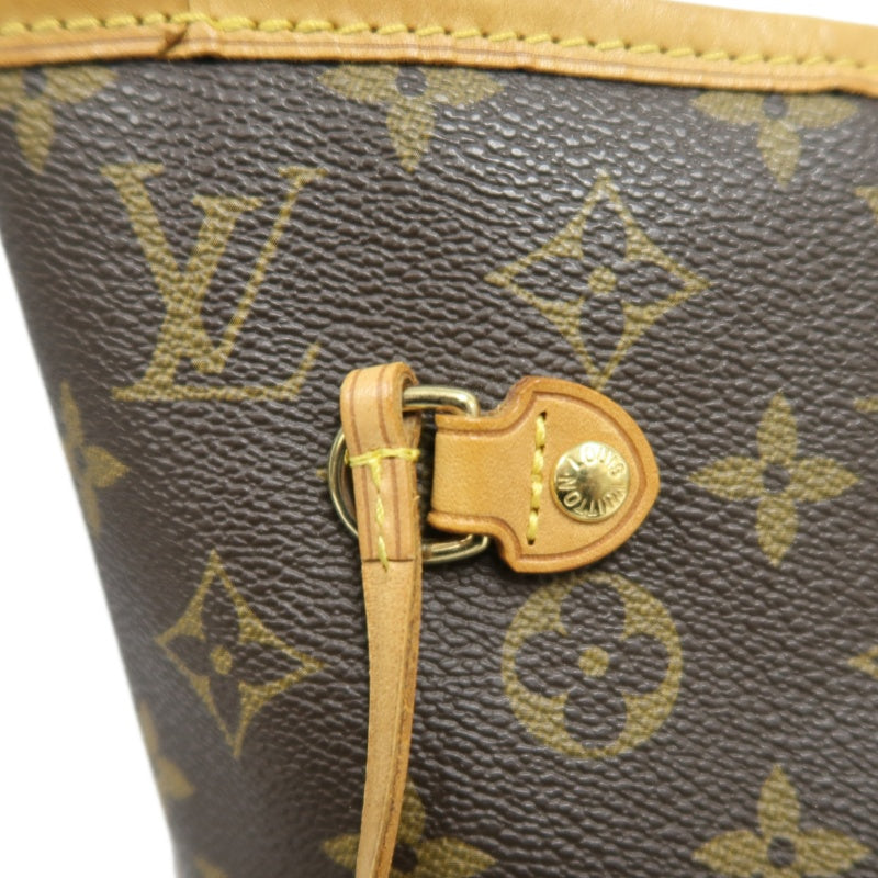 LOUIS VUITTON Neverfull MM Monogram Canvas Tote Bag Brown Shoulder Bag