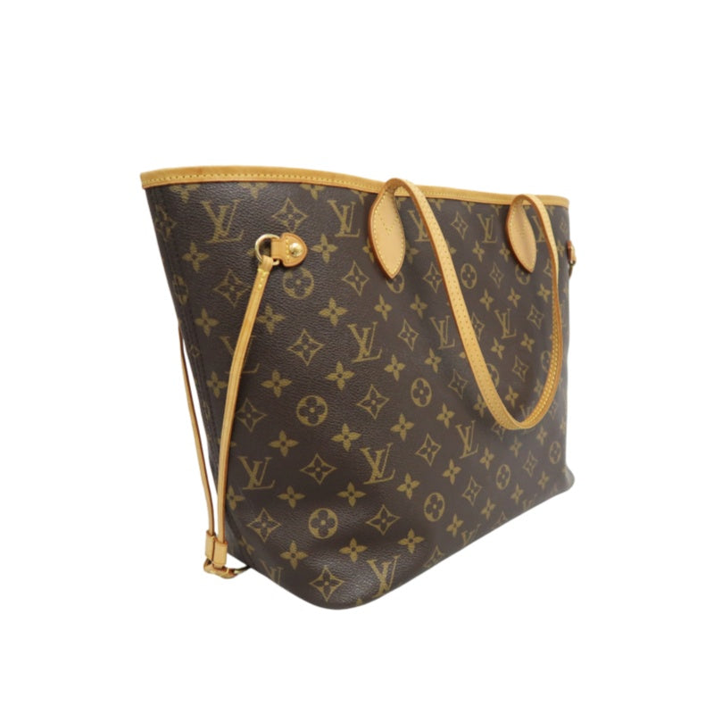 LOUIS VUITTON Neverfull MM Monogram Canvas Tote Bag Brown Shoulder Bag