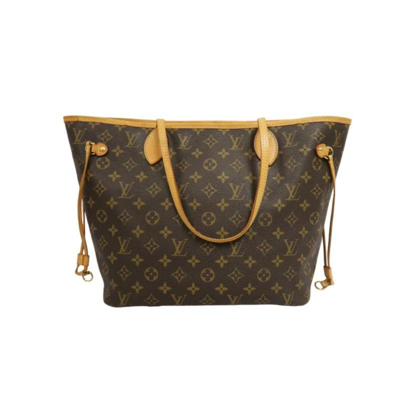 LOUIS VUITTON Neverfull MM Monogram Canvas Tote Bag Brown Shoulder Bag