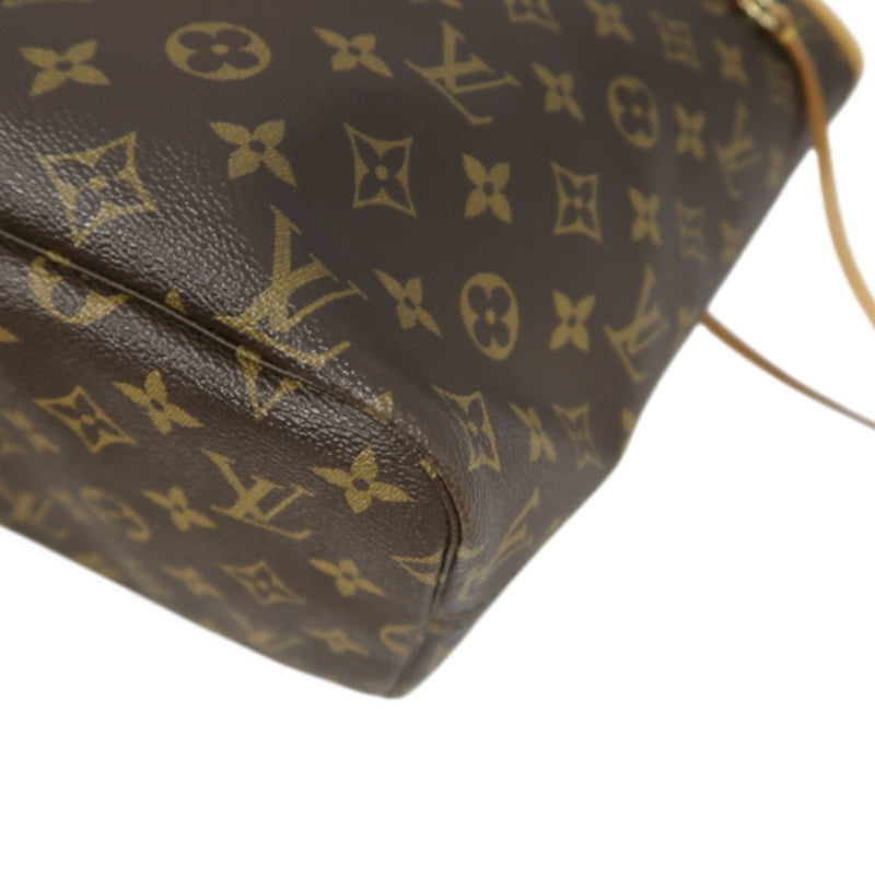 LOUIS VUITTON Neverfull MM Monogram Canvas Tote Bag Brown Shoulder Bag