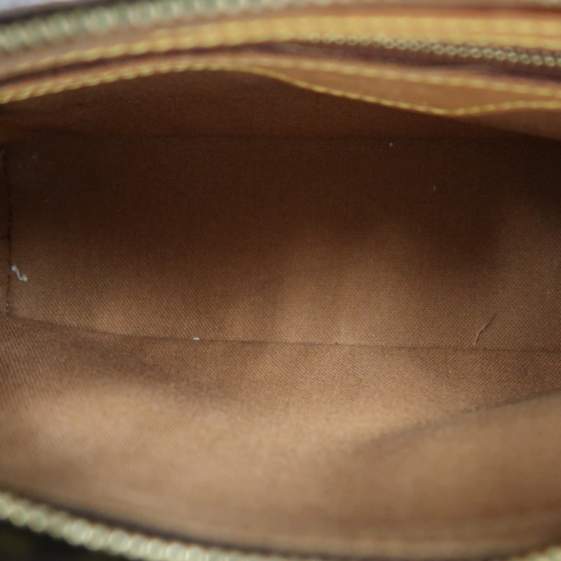 LOUIS VUITTON Trotter Monogram Canvas Shoulder Bag Brown Crossbody Bag