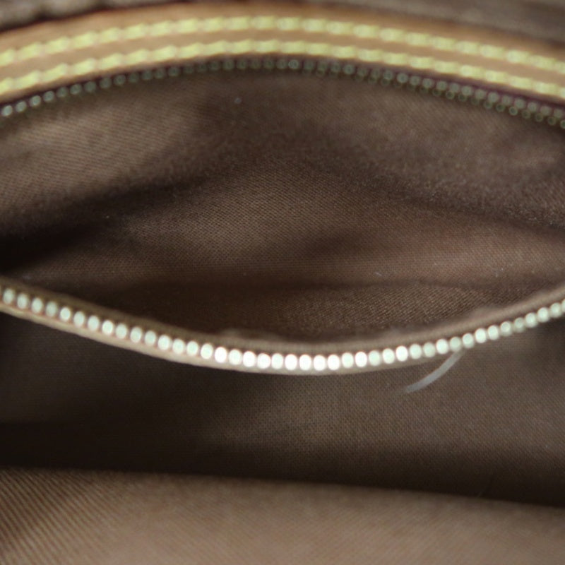 LOUIS VUITTON Trotter Monogram Canvas Shoulder Bag Brown Crossbody Bag