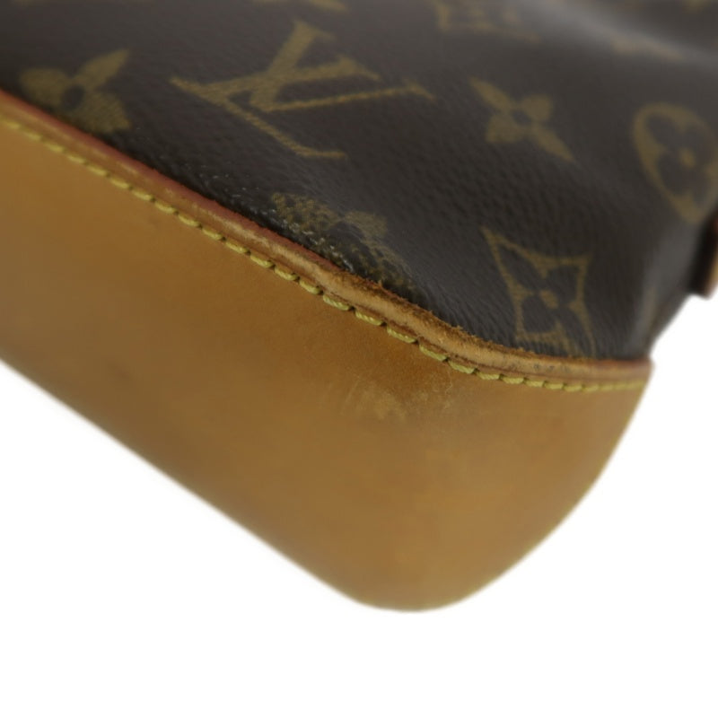 LOUIS VUITTON Trotter Monogram Canvas Shoulder Bag Brown Crossbody Bag