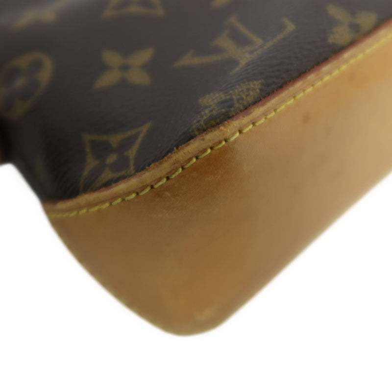 LOUIS VUITTON Trotter Monogram Canvas Shoulder Bag Brown Crossbody Bag