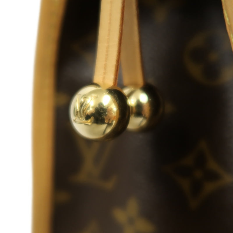 LOUIS VUITTON Popincourt Monogram Canvas Shoulder Bag Brown Tote Bag