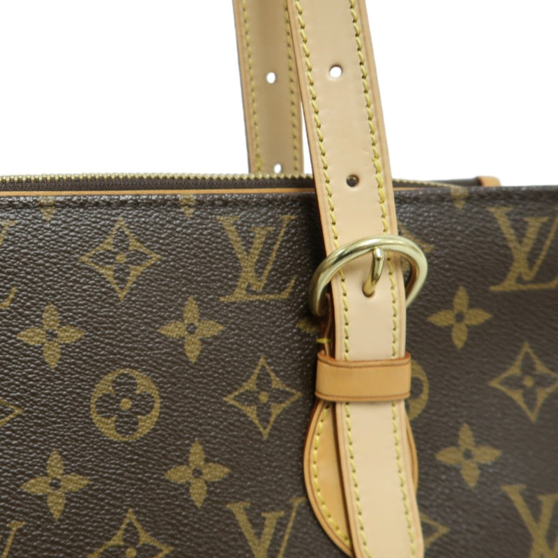 LOUIS VUITTON Popincourt Monogram Canvas Shoulder Bag Brown Tote Bag