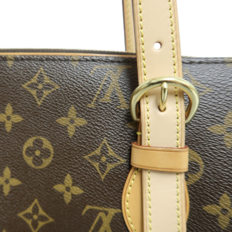 LOUIS VUITTON Popincourt Monogram Canvas Shoulder Bag Brown Tote Bag