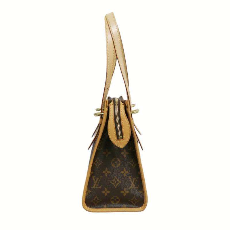 LOUIS VUITTON Popincourt Monogram Canvas Shoulder Bag Brown Tote Bag