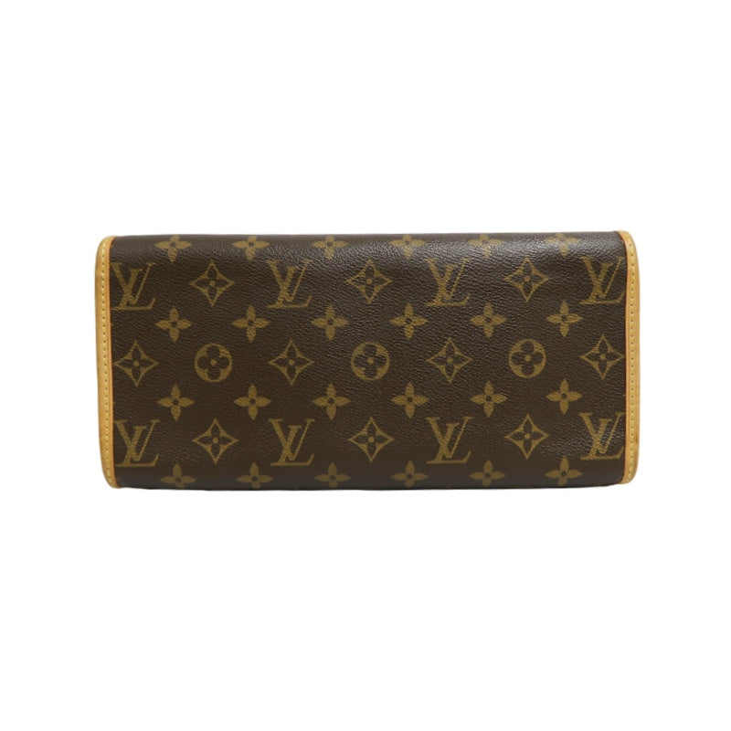 LOUIS VUITTON Popincourt Monogram Canvas Shoulder Bag Brown Tote Bag