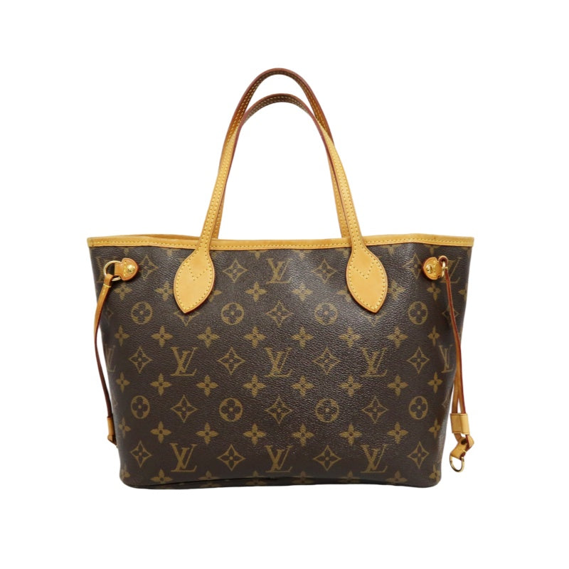 LOUIS VUITTON Monogram Neverfull PM Tote Bag Brown PVC Shoulder Bag
