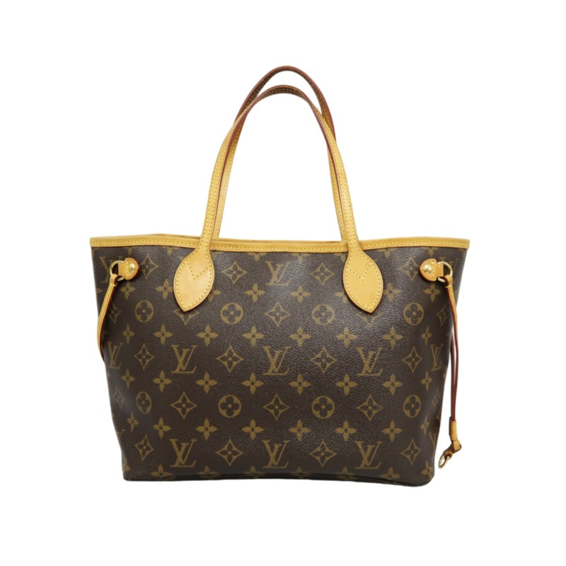 LOUIS VUITTON Monogram Neverfull PM Tote Bag Brown PVC Shoulder Bag