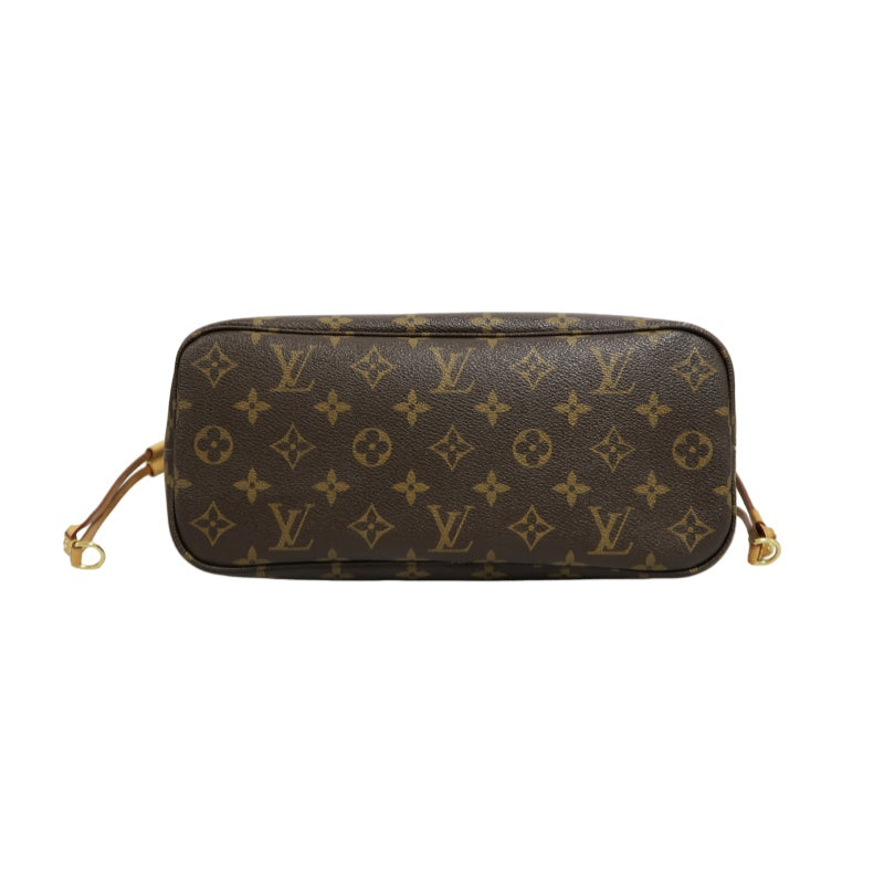 LOUIS VUITTON Monogram Neverfull PM Tote Bag Brown PVC Shoulder Bag