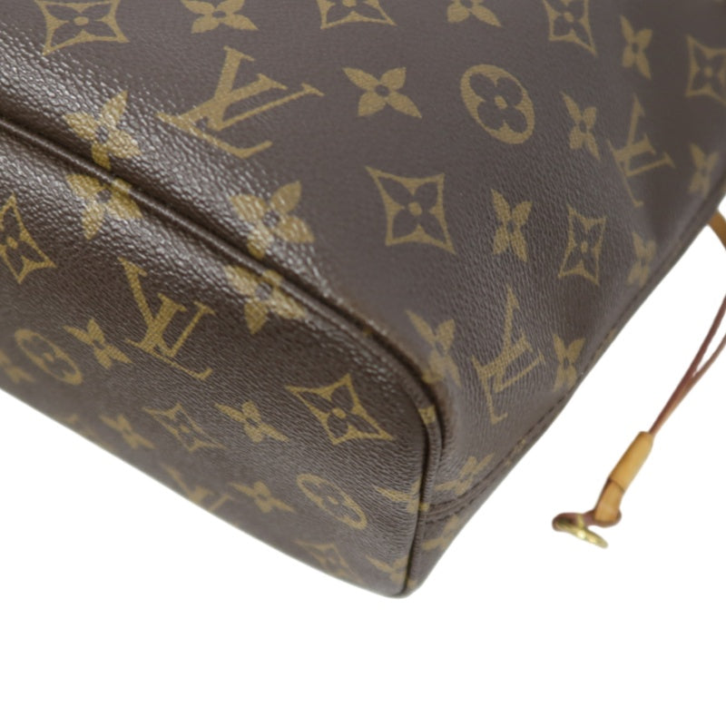 LOUIS VUITTON Monogram Neverfull PM Tote Bag Brown PVC Shoulder Bag