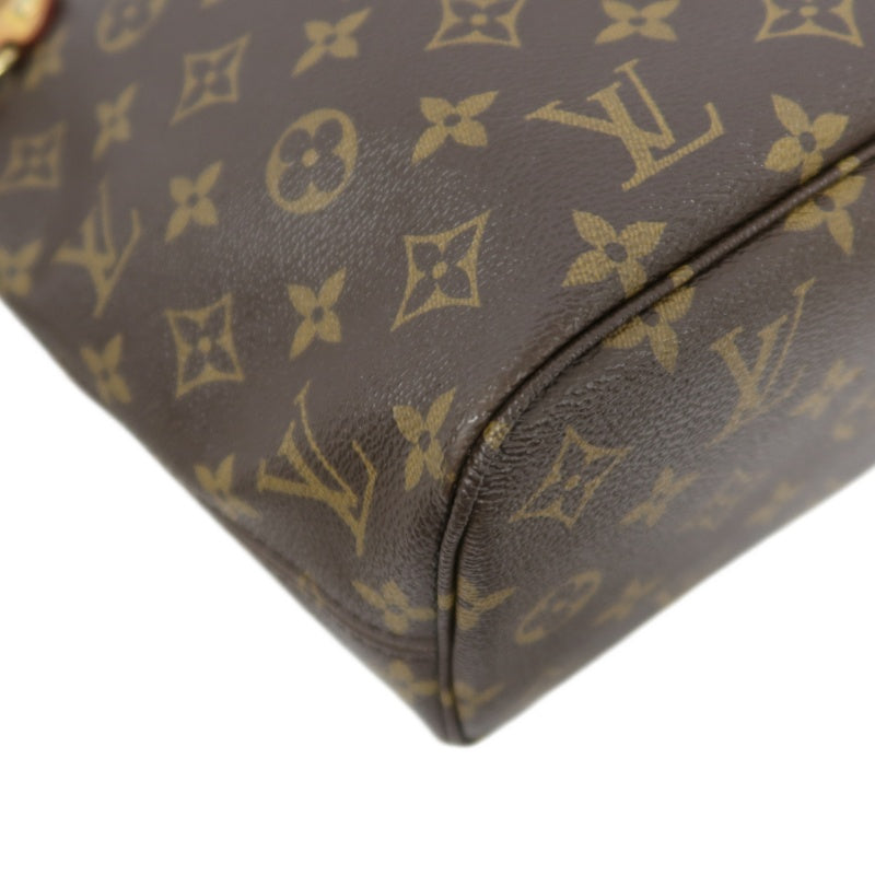 LOUIS VUITTON Monogram Neverfull PM Tote Bag Brown PVC Shoulder Bag