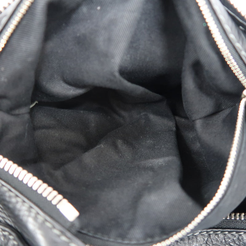 CHLOE Paddington Handbag Leather Black Gold Hardware With Lock And Key