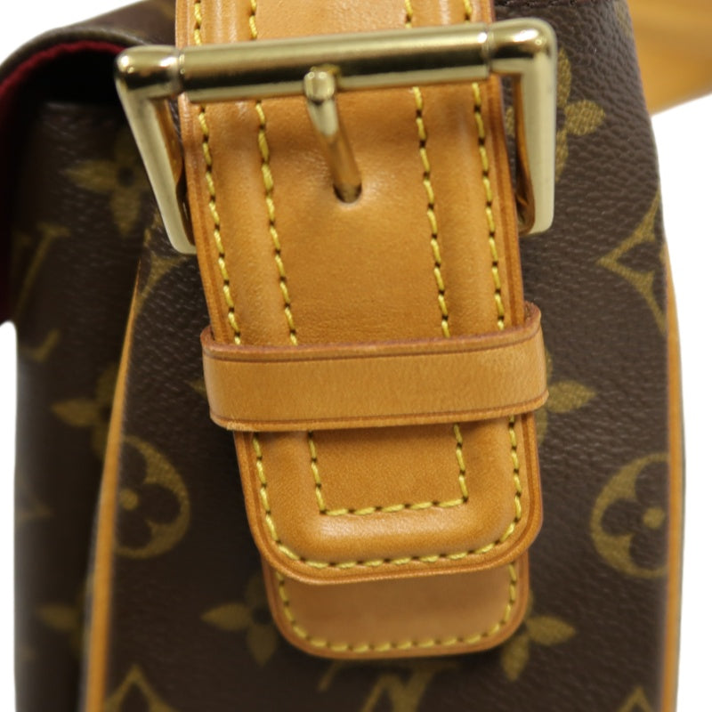 LOUIS VUITTON Monogram Viva Cite GM Handbag Brown PVC Shoulder Bag