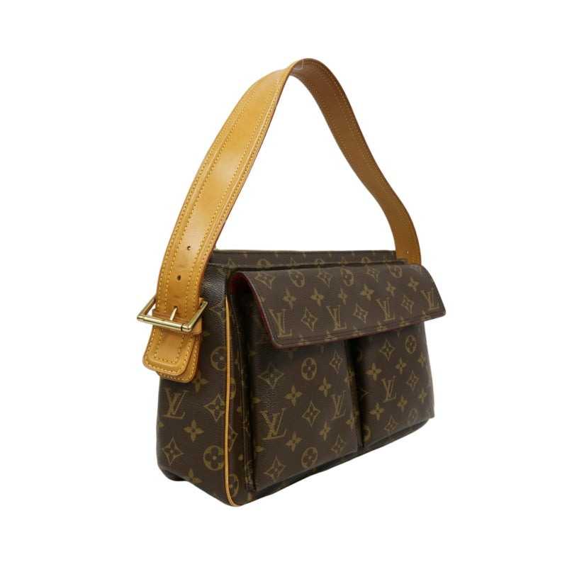 LOUIS VUITTON Monogram Viva Cite GM Handbag Brown PVC Shoulder Bag