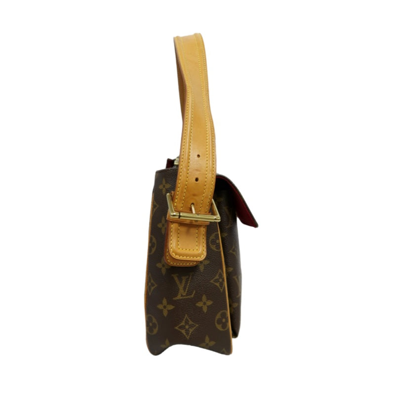 LOUIS VUITTON Monogram Viva Cite GM Handbag Brown PVC Shoulder Bag