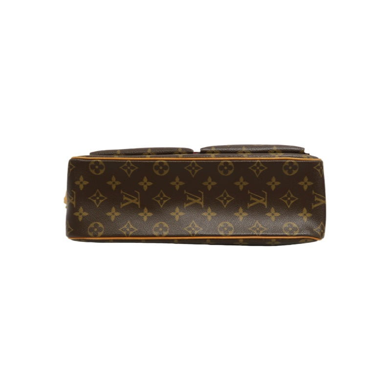 LOUIS VUITTON Monogram Viva Cite GM Handbag Brown PVC Shoulder Bag