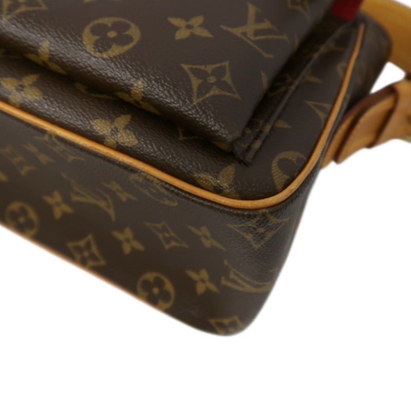LOUIS VUITTON Monogram Viva Cite GM Handbag Brown PVC Shoulder Bag