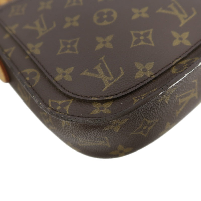 LOUIS VUITTON Monogram Saint Cloud GM Shoulder Bag PVC Brown