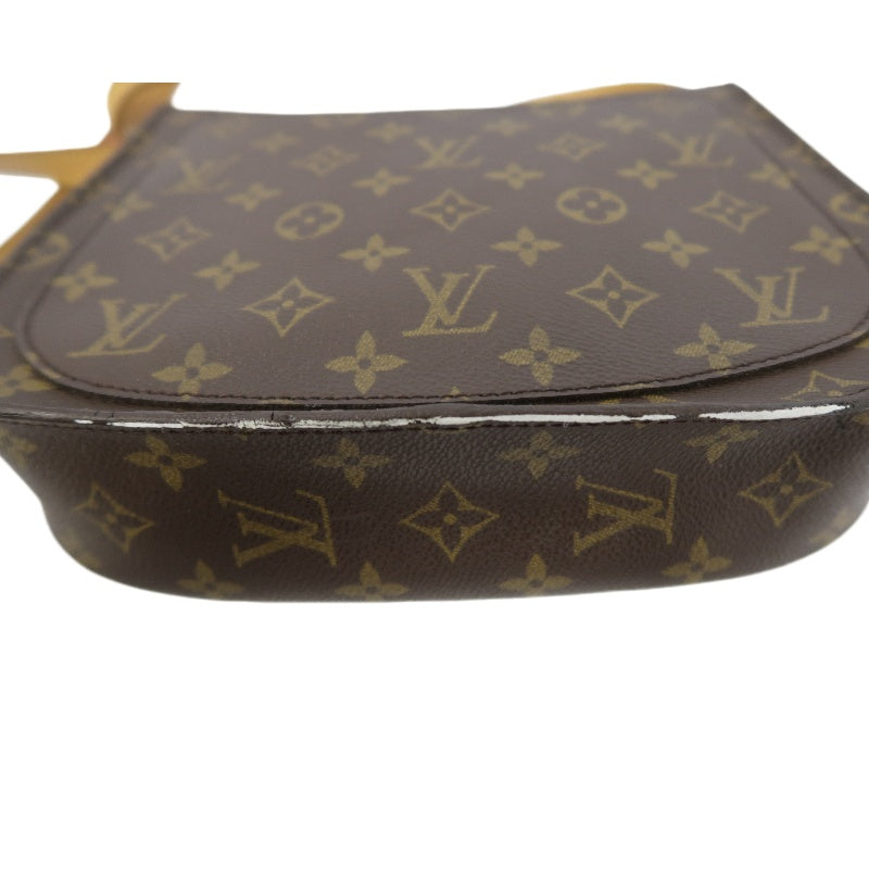 LOUIS VUITTON Monogram Saint Cloud GM Shoulder Bag PVC Brown