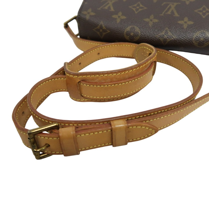 LOUIS VUITTON Monogram Saint Cloud GM Shoulder Bag PVC Brown