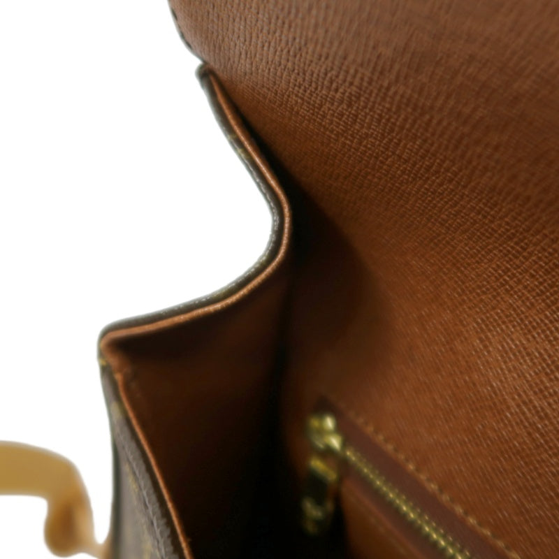 LOUIS VUITTON Monogram Saint Cloud GM Shoulder Bag PVC Brown