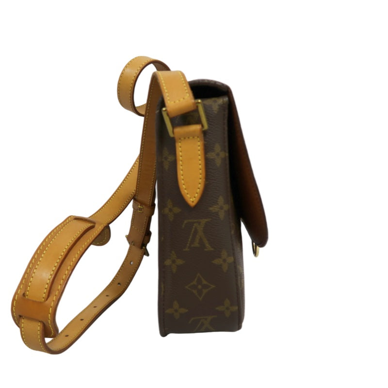 LOUIS VUITTON Monogram Saint Cloud GM Shoulder Bag PVC Brown
