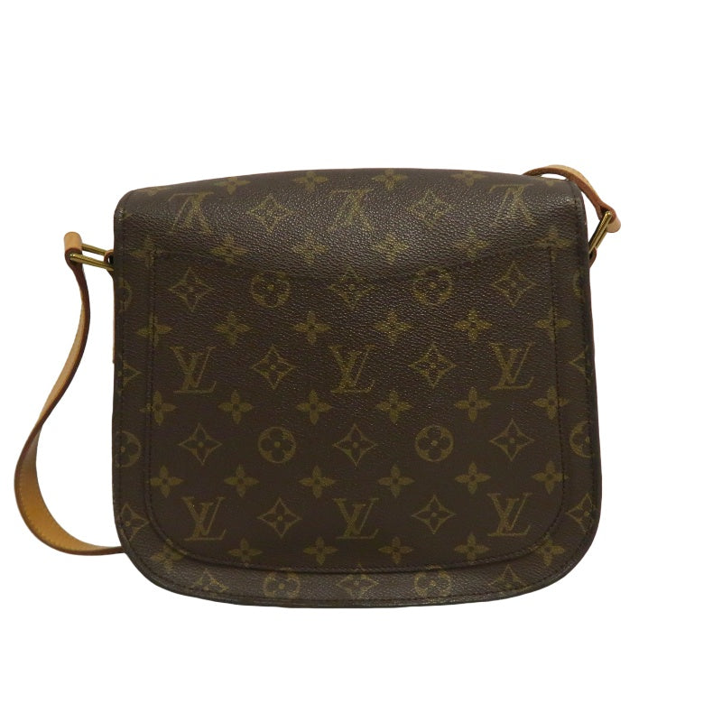 LOUIS VUITTON Monogram Saint Cloud GM Shoulder Bag PVC Brown