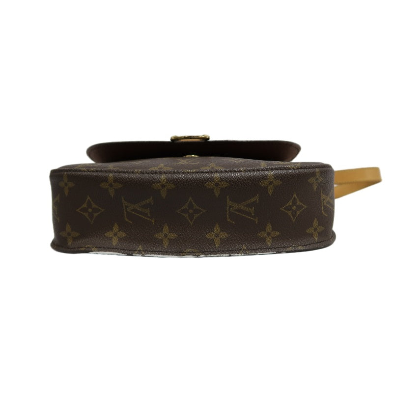 LOUIS VUITTON Monogram Saint Cloud GM Shoulder Bag PVC Brown